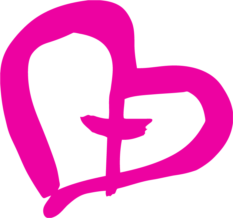 Gemensamt Ansvars logo med ett rosa hjärta.